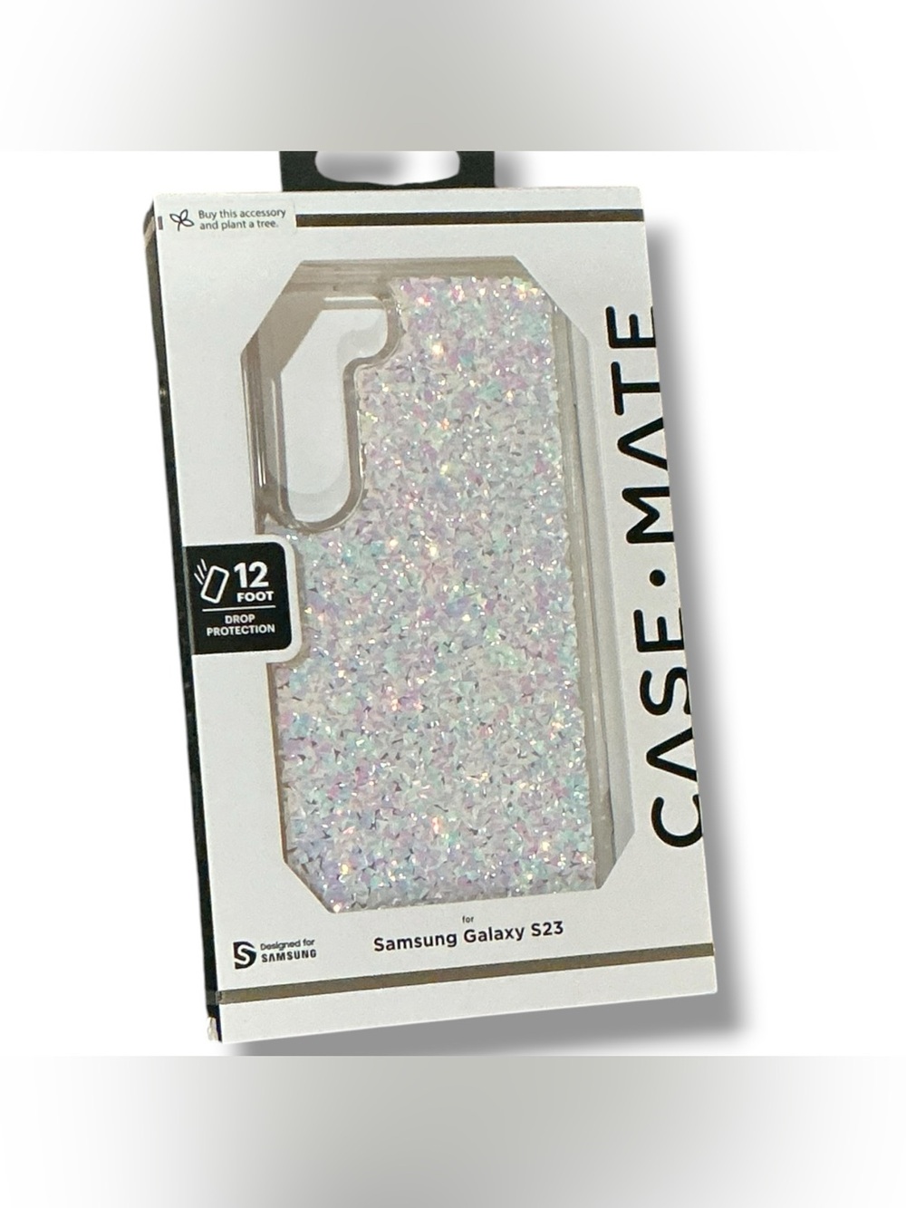 CASE-MATE Iridescent Glitter Case Samsung Galaxy S23 New